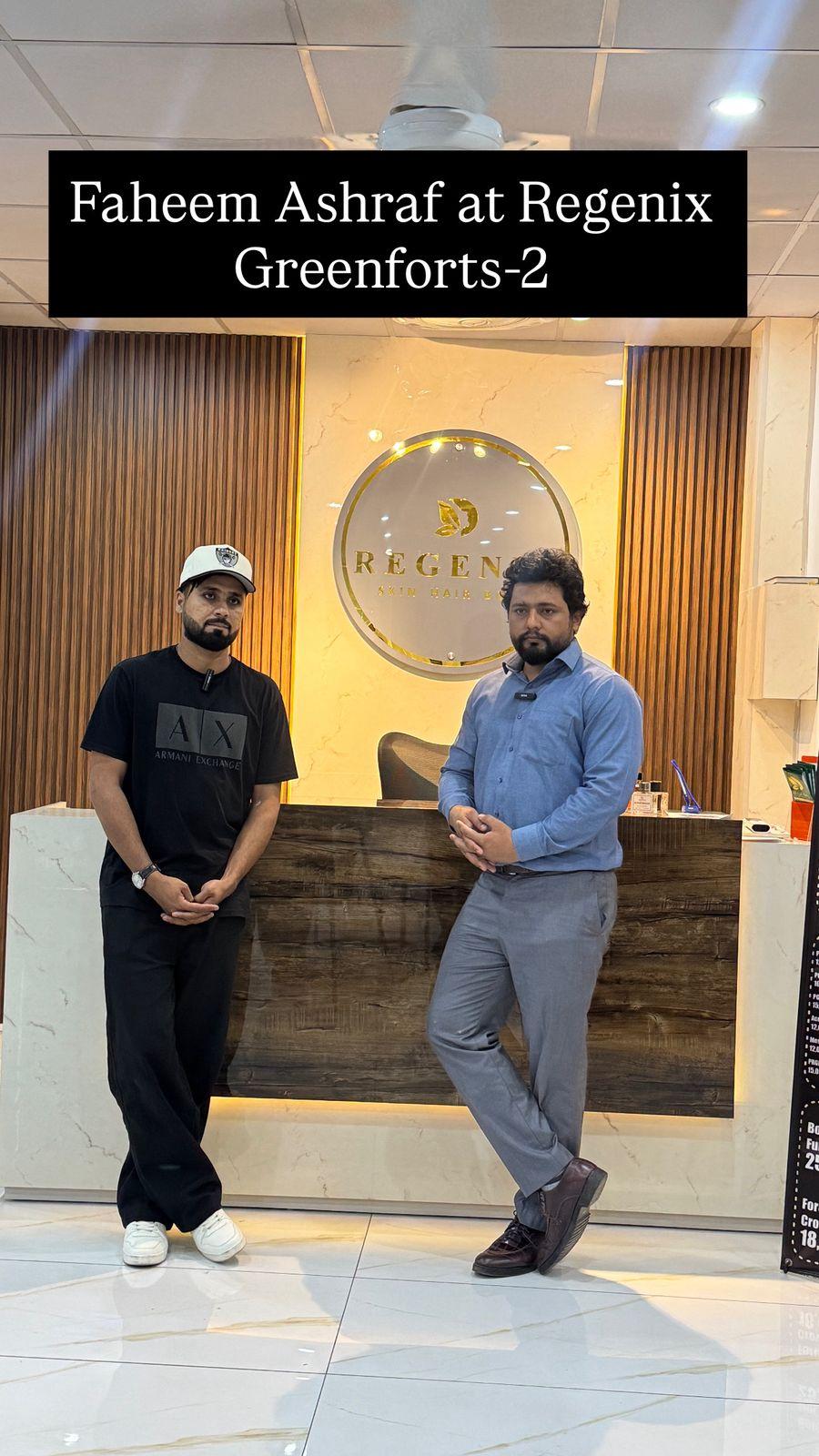 Faheem Ashraf at Regenix Greenforts 2 — Pakistani Cricketer